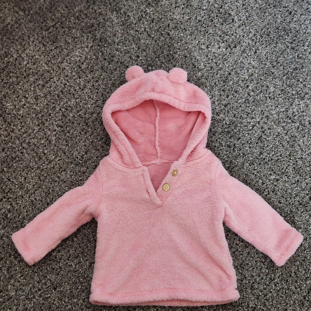 Cozy Pink Fleece Kids Hoodie